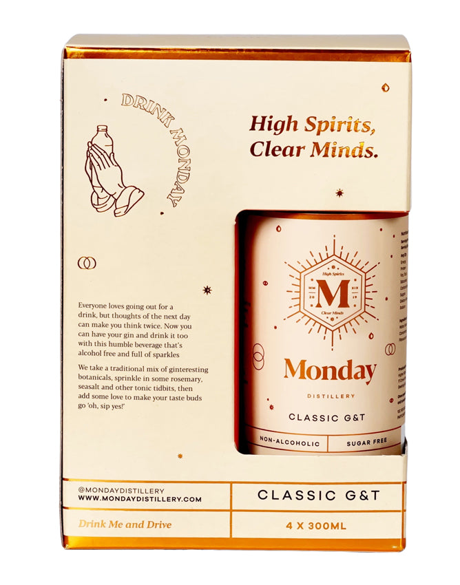 Shop Monday Distillery Classic G&T - Bundle at Sans Drinks  