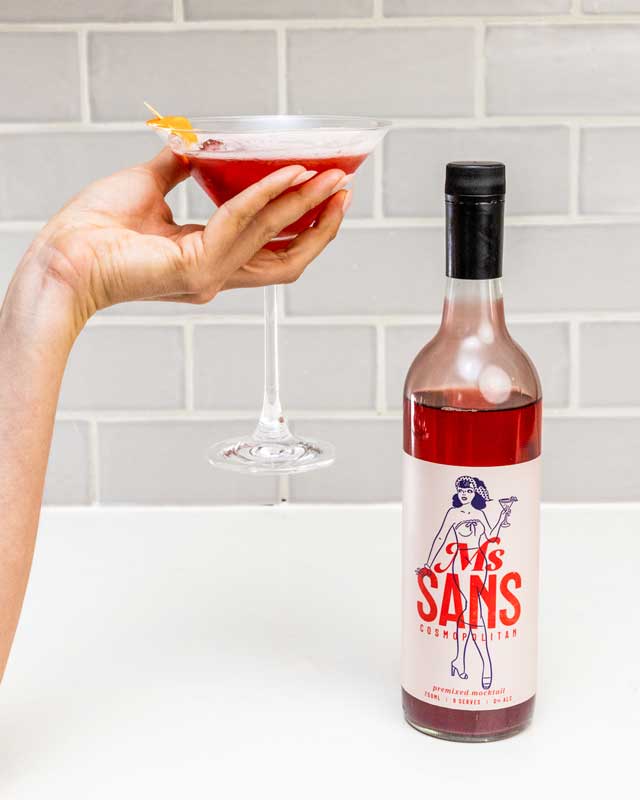 Ms Sans Non-Alcoholic Cosmopolitan Premixed - Gift - Pre-Mixed Drinks -  Sans Drinks  