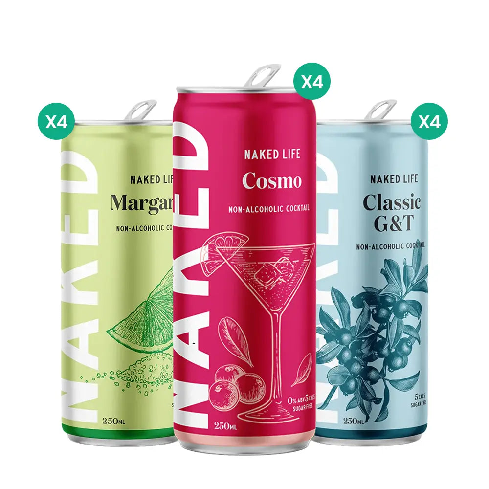 Naked Cocktails Mixed Bundle 12 Pack Sans Drinks