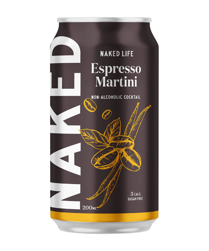 Naked Life Non-Alcoholic Espresso Martini Cocktail - Pre-Mixed Drinks -  Sans Drinks  