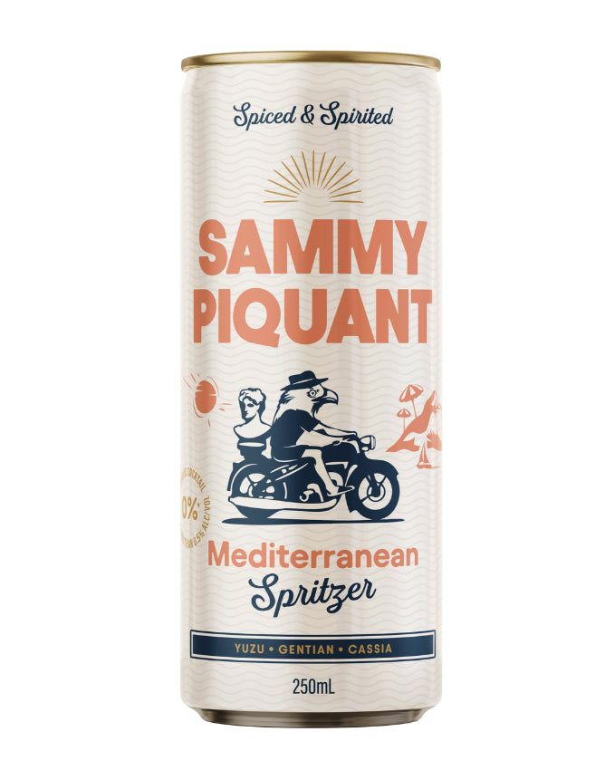 Sammy Piquant Mediterranean Spritzer 250ml Sans Drinks