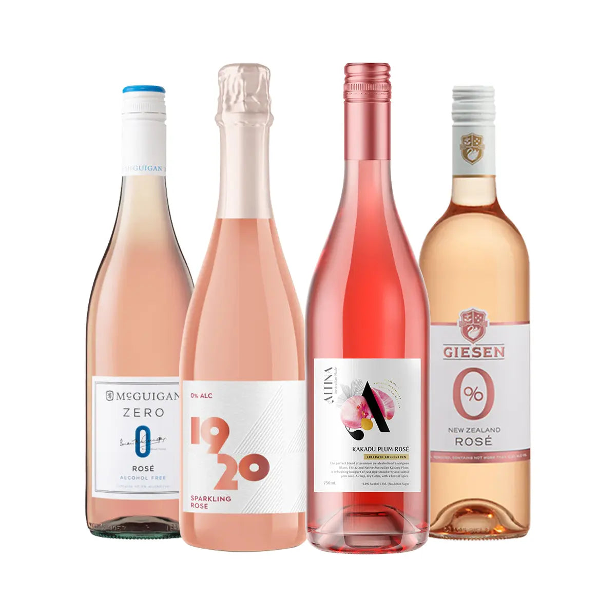 Summer Rosé Wine Mixed Bundle - 4 Pack Sans Drinks