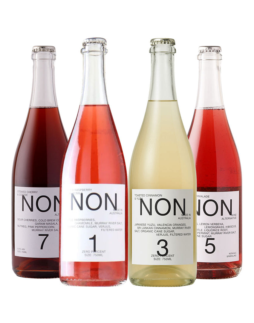 NON Odd Range Mix Bundle 4 Pack - Non-Alcoholic Wine -  Sans Drinks  