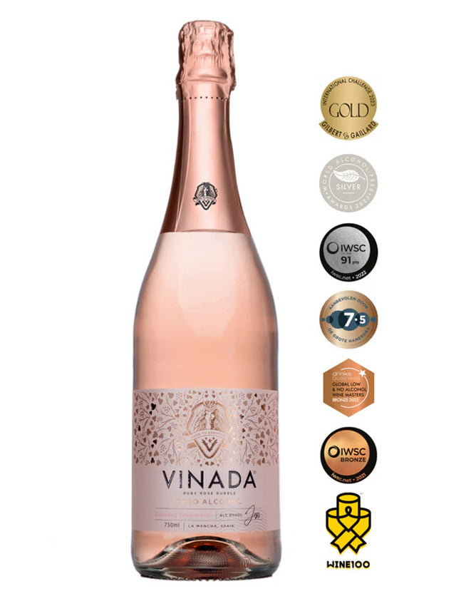 Vinada Sparkling Tempranillo Rosé Sans Drinks