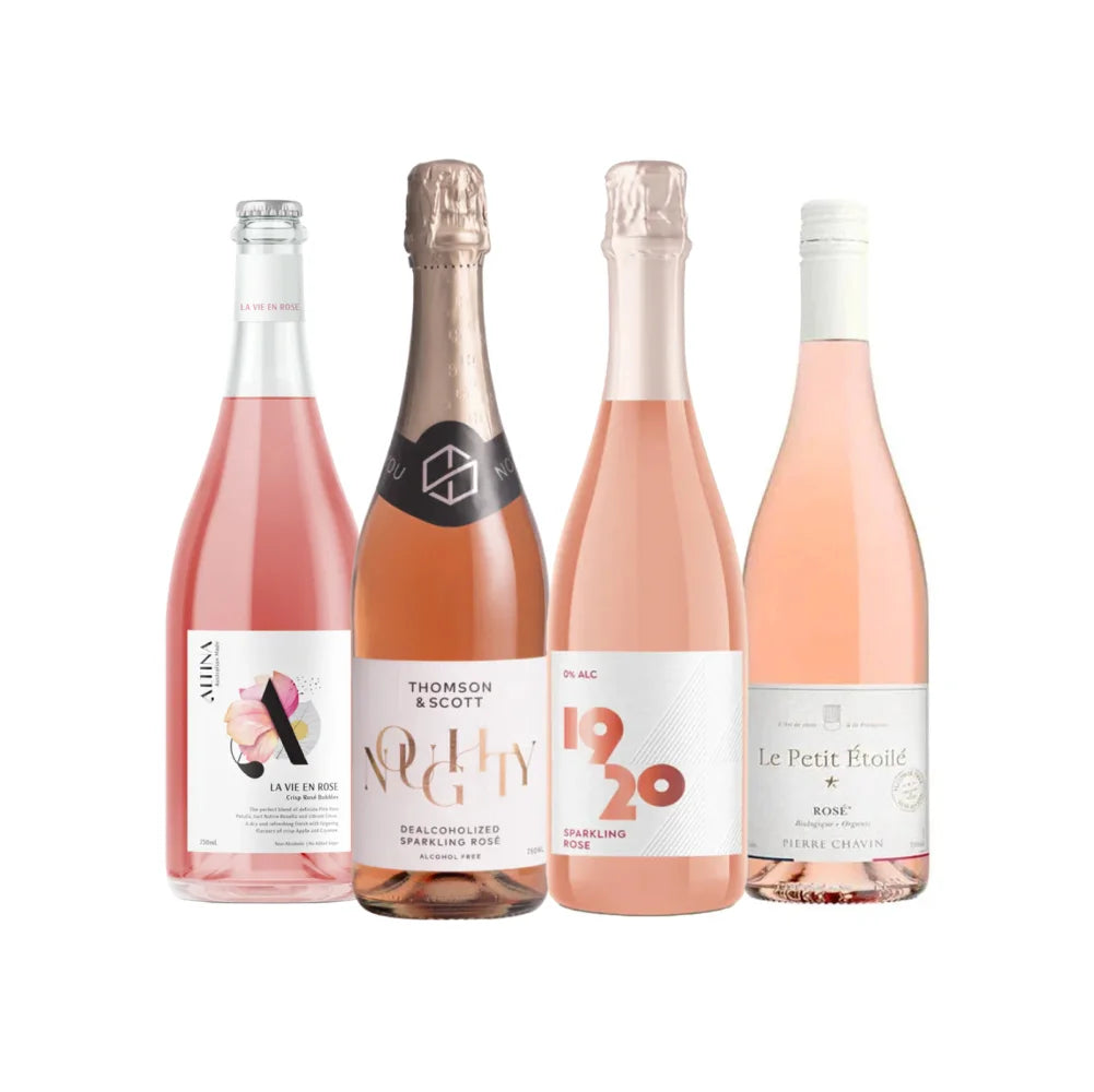 Shop Winter Rose Wine Mixed Bundle - 4 Pack - Simple at Sans Drinks  