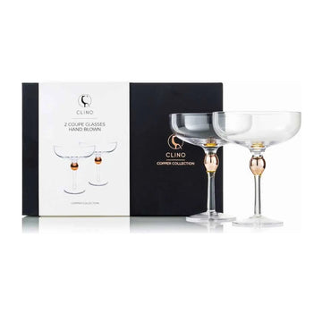 Buy Clinq Coupe Glasses (Boxed) - Sans Drinks Sans Drinks