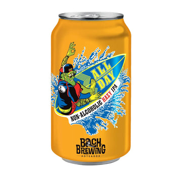 Buy Bach Brewing All Day Non-Alcoholic Hazy IPA 330ml - Sans Drinks Sans Drinks