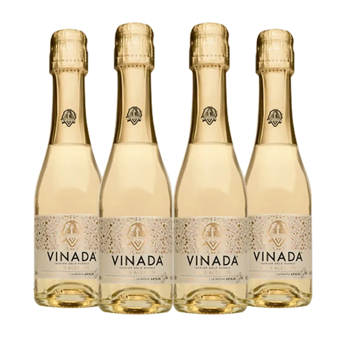 Buy Vinada Sparkling Gold 200ml Piccolo Gift - 4 Bottles - Sans Drinks