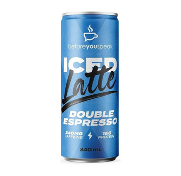 Buy Before You Speak Iced Latte Double Espresso - Sans Drinks Sans Drinks