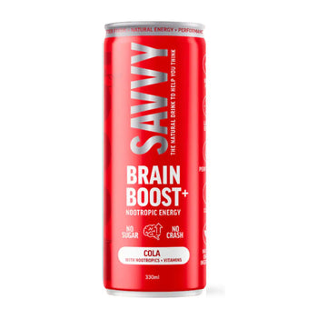 Buy Savvy Brain + Boost Cola 330ml - Sans Drinks Sans Drinks