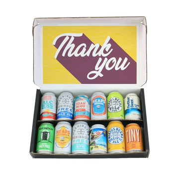 Buy Thank You 12 Non-Alcoholic Beer Gift Box - Sans Drinks Sans Drinks