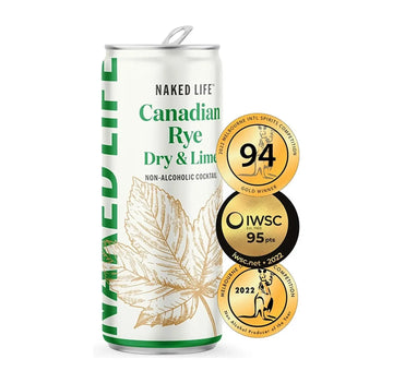Buy Naked Life Canadian Rye Spirit Dry & Lime Non-alcoholic Cocktail - Sans Drinks Sans Drinks