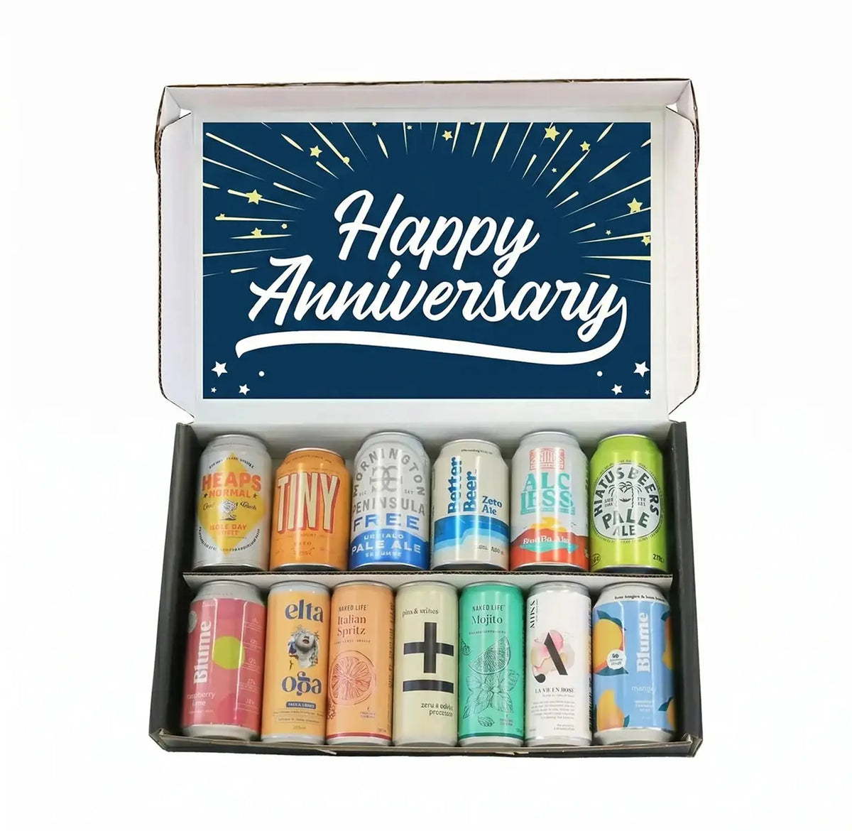 Buy Anniversary 13 Non-Alcoholic Beers & Cocktails Gift Box - Sans Drinks