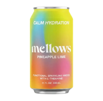 Buy Mellows Pineapple & Lime Functional Sparkling Water 330ml - Sans Drinks Sans Drinks