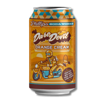 Buy Phillips Soda Works Dare Devil Orange Cream 355ml - Sans Drinks Sans Drinks