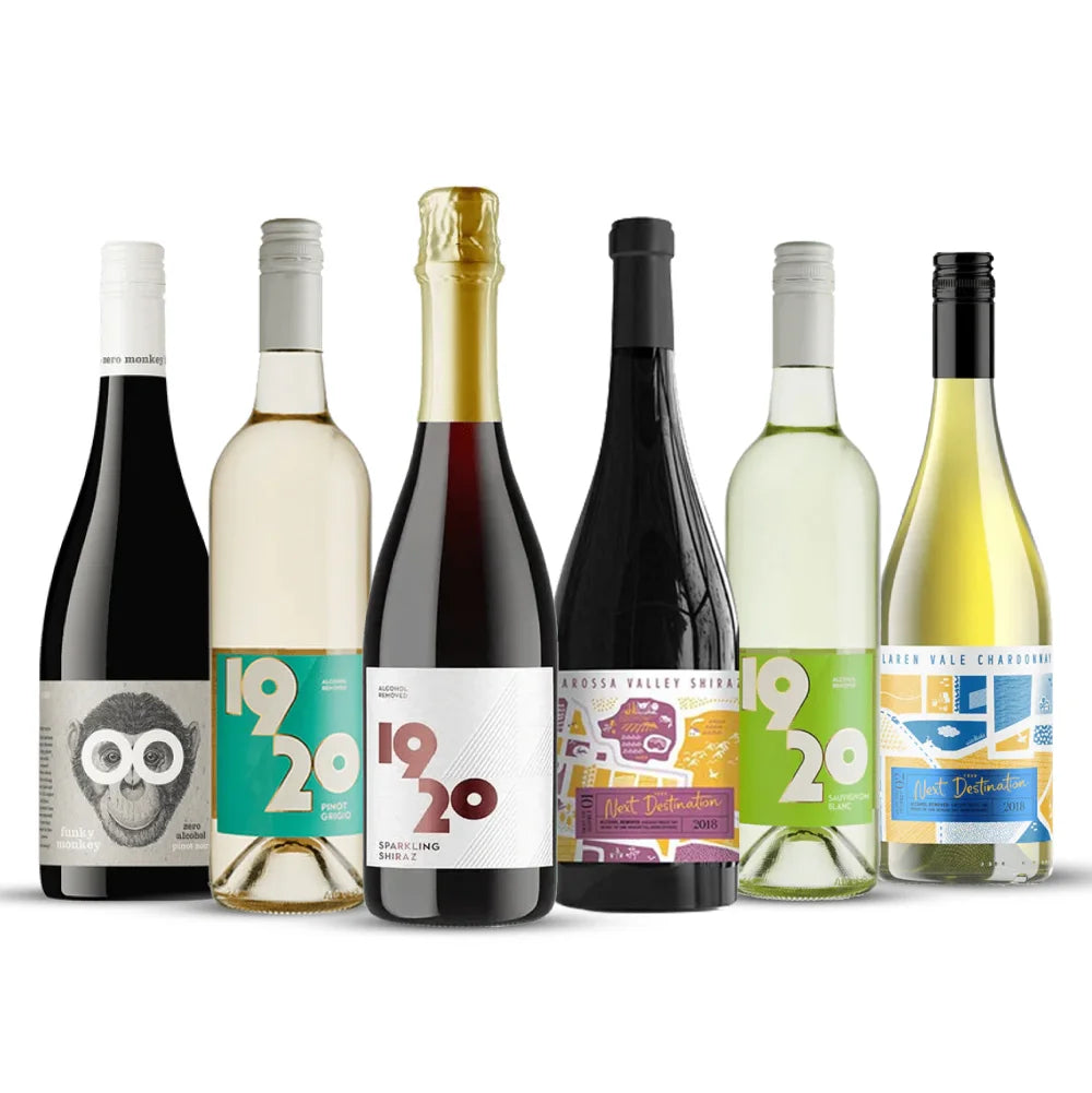 Shop Daily Delight Non-Alcoholic Wine Mix - 6 Pack - Simple at Sans Drinks  