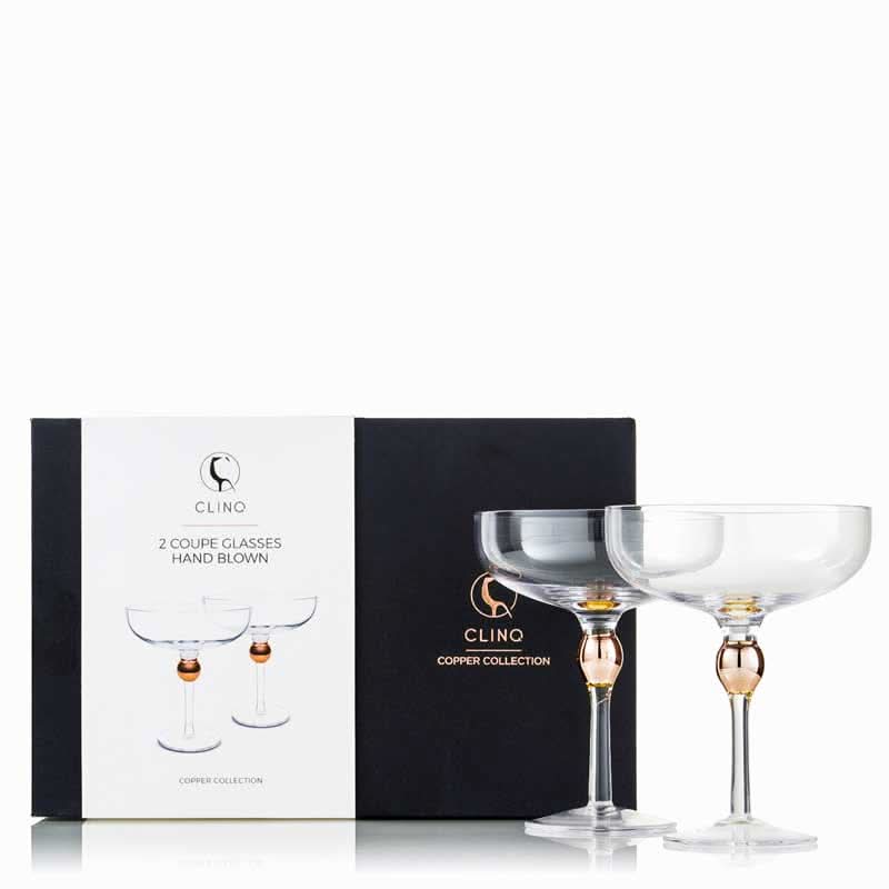 Buy Clinq Coupe Glasses (Boxed) - Sans Drinks