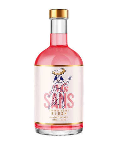 Ms Sans Juniper Berry Blush Pink Gin substitute