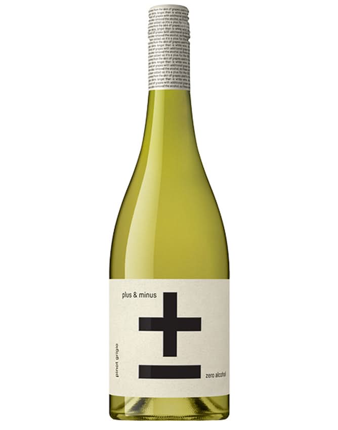 Buy Plus & Minus Pinot Grigio - Sans Drinks