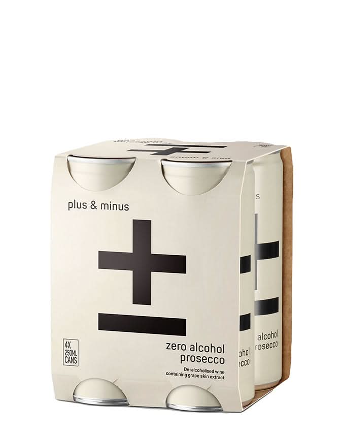 Plus & Minus Prosecco RTD Cans | Sans Drinks