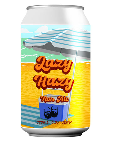 Dad & Dave's Brewing Lazy Hazy Non Alc Beer Can 375ml - Non-Alcoholic Drinks - Sans Drinks