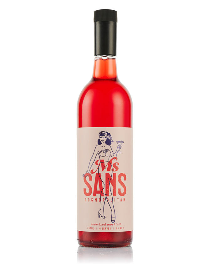 Ms Sans Non-Alcoholic Cosmopolitan Premixed - Sans Drinks