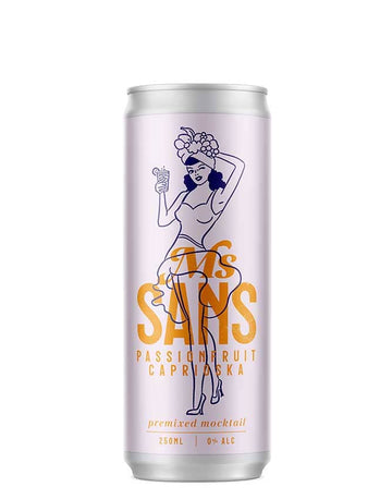 Ms Sans Non-Alcoholic Passionfruit Caprioska RTD Can - Sans Drinks