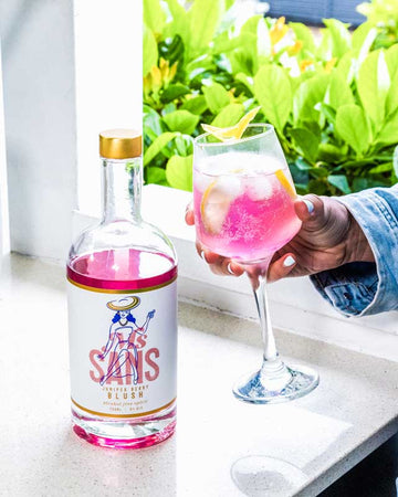 Ms Sans Juniper Berry Blush Pink Gin substitute - Sans Drinks
