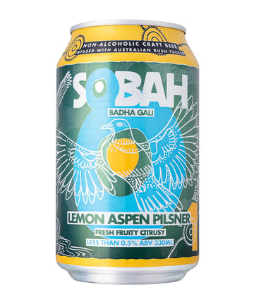 Sobah Lemon Aspen Pilsner - Non-Alcoholic Beer - Sans Drinks