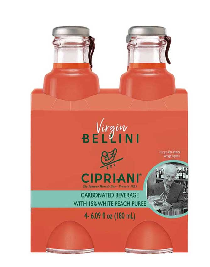 Bellini Cipriani - Virgin Peach Bellini - Pre-Mixed Drinks -  Sans Drinks  